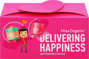 Miss Organic Delivering Happiness Набор (скраб д/тела 140мл+крем д/тела и рук 140мл) №82 1уп.