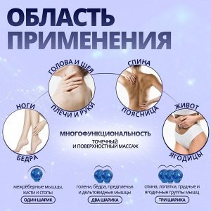 Массажёр «Молекула», универсальный, 10x10 см, МИКС