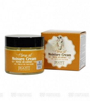 JIGOTT Увлажняющий крем с лошадиным маслом Horse Oil Moisture Cream