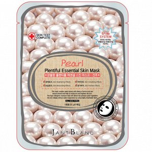 Jant Blanc Маска для лица ткан. ЖЕМЧУГ Pearl Plentiful Essential Skin Mask, 25 гр