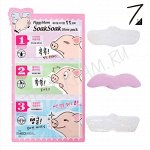 КR/MEDIHEAL Патчи для носа Piggymom SoakSoak Nose pack, 6 г с трехступенчатым уходом