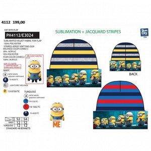 4112  шапочка MINIONS