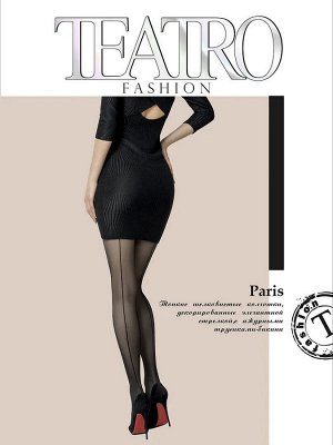 Колготки Фантазийные колготки Teatro PARIS из Fashion коллекции с декоративным темным швом. Эффектная деталь - темная стрелка вдоль задней части ноги - создает утонченный образ, который может быть акт