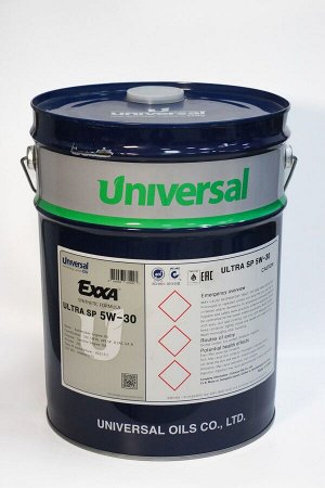Масло моторное синтетическое EXXA ULTRA SP 5w30 Synthetic+ESTER 20л.