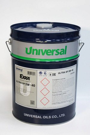 Масло моторное синтетическое EXXA ULTRA SP 5w40 Synthetic+ESTER 20л.