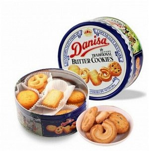 Печенье Danisa Butter Cookies сдобное 200 г ж/б
