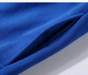 Штаны спортивные мужские, цвет голубой, принт "Космонавт"