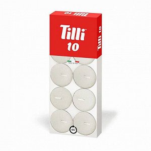 "Tilli" Набор свечей-таблеток "Классика" 10шт. TLL101028SE