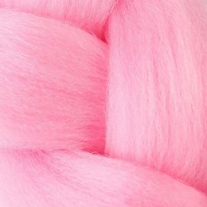 ZUMBA Канекалон однотонный, гофрированный, 60 см, 100 гр, цвет нежно-розовый(#AY16)