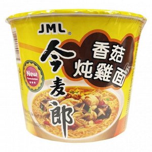 Лапша сублимированная JML б/п 98гр тушеная курица с грибами (JML Instant Noodle Artificial Mushroom & Chiken flavor)