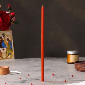 Церковная свеча из воска №100, красный, 1кг
