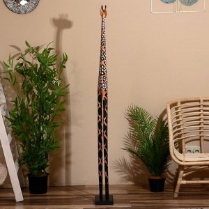 Сувенир дерево "Жираф с ромбами" 16х25х150 см