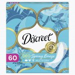 Прокладки ежедневные Discreet Deo Trio Multiform Весенний бриз 60 шт