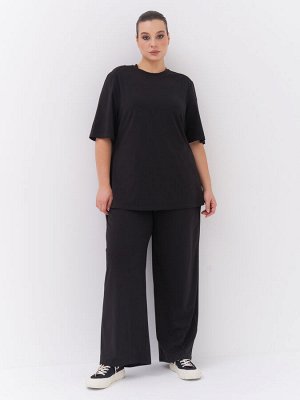 Брюки из хлопка BB01902BLK01