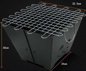 Портативный складной гриль для барбекю