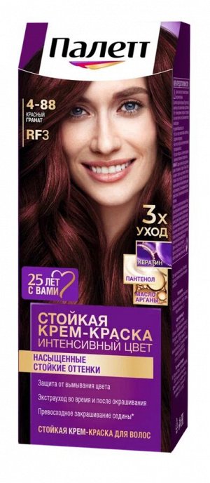 ПАЛЕТТЕ RF3 (4-88) Красный Гранат