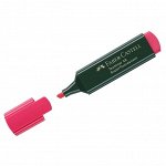 Текстовыделитель Faber-Castell &quot;48&quot; красный, 1-5мм