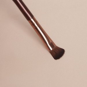 Кисть для макияжа «Brush СOFFEE», 13 (+/- 1) см, цвет коричневый