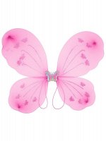 Крылья Бабочка Розовый с блестками 48 х 37 см