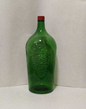 Бутылка стеклянная "Ровоам" (Зеленый) 4.5л