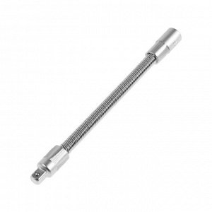 Удлинитель для воротка гибкий ТУНДРА, квадрат 1/4", 150 мм, CrV