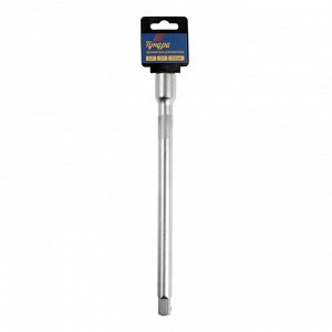 Удлинитель для воротка ТУНДРА, квадрат 1/2", 250 мм, CrV