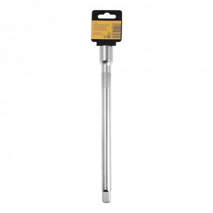 Удлинитель для воротка ТУНДРА, квадрат 1/2", 250 мм, CrV