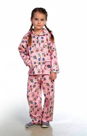 _Пижама для девочки, модель 307, фланель (24 размер)