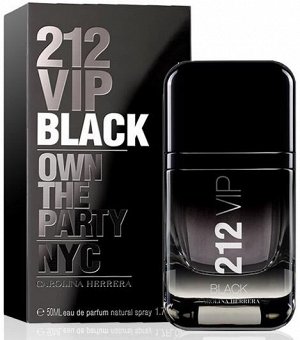 CAROLINA HERRERA 212 VIP Black men  50ml edp парфюмерная вода мужская