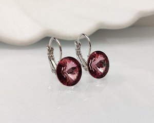 Серьги кристаллами Swarovski