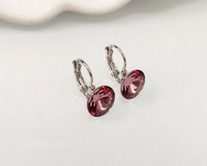 Серьги кристаллами Swarovski