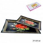 Тарелки прямоугольные 2 предмета 31*25 см / 1004-Z300