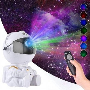 Ночник проектор Астронавт Nebula Projector звезда с пультом