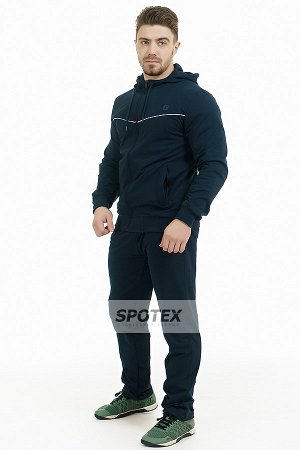1Спортивный мужской костюм трикотаж X415T Deep Blue/Deep Blue