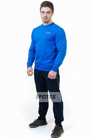 1Спортивный мужской костюм трикотаж X432 Blue