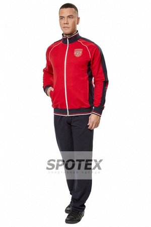Спортивный костюм мужской из трикотажа 11M-AN-789 красный