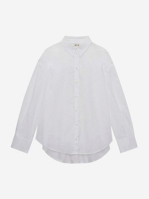 Aim Clothing Рубашка свободного кроя с защипами, белый