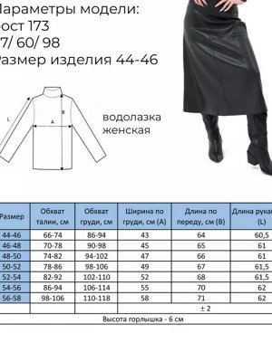 Челеби-Текстиль Водолазка женская утепленная