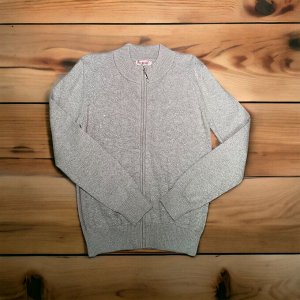 Кофта д/девочки цвет серый