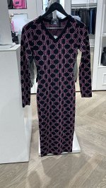 Платье KL MONOGRAM KNIT FITTED DRESS