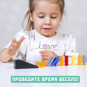 Лас Играс KIDS Настольная развивающая игра на равновесие «Принцип домино»