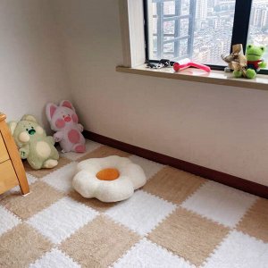 Коврик-пазл EVA - Мягкий плюшевый детский коврик, 30x30x1.0 см