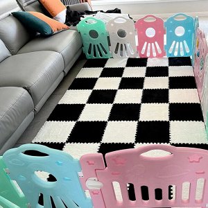 Babi fitness piano Коврик-пазл EVA - Мягкий плюшевый детский коврик, 30x30x1.0 см