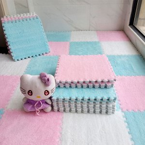 Babi fitness piano Коврик-пазл EVA - Мягкий плюшевый детский коврик, 30x30x1.0 см