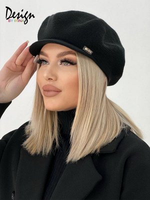 Вязаная кепи «Босфор» (черная)