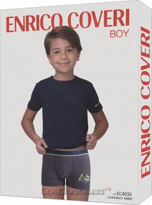 ENRICO COVERI, EC4035 boy coord. boxer - t-shirt