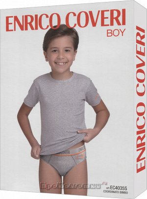 ENRICO COVERI, EC4035S boy coord. slip - t-shirt