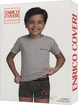 ENRICO COVERI, EC4057 boy coord. boxer - t-shirt