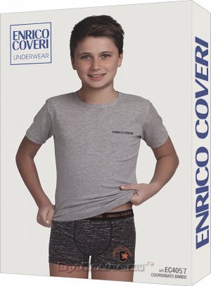ENRICO COVERI, EC4057 junior coord. boxer - t-shirt