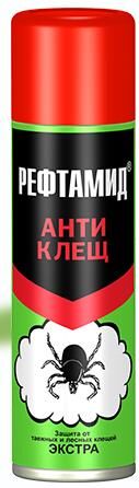 Рефтамид Экстра аэрозоль от клещей 145 мл 1 шт / 24шт / 380501 / 081509 Код: 0265100